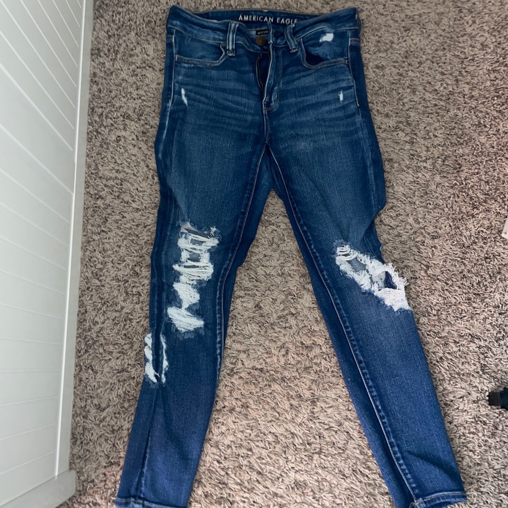 American Eagle Ripped Skinny Jeans